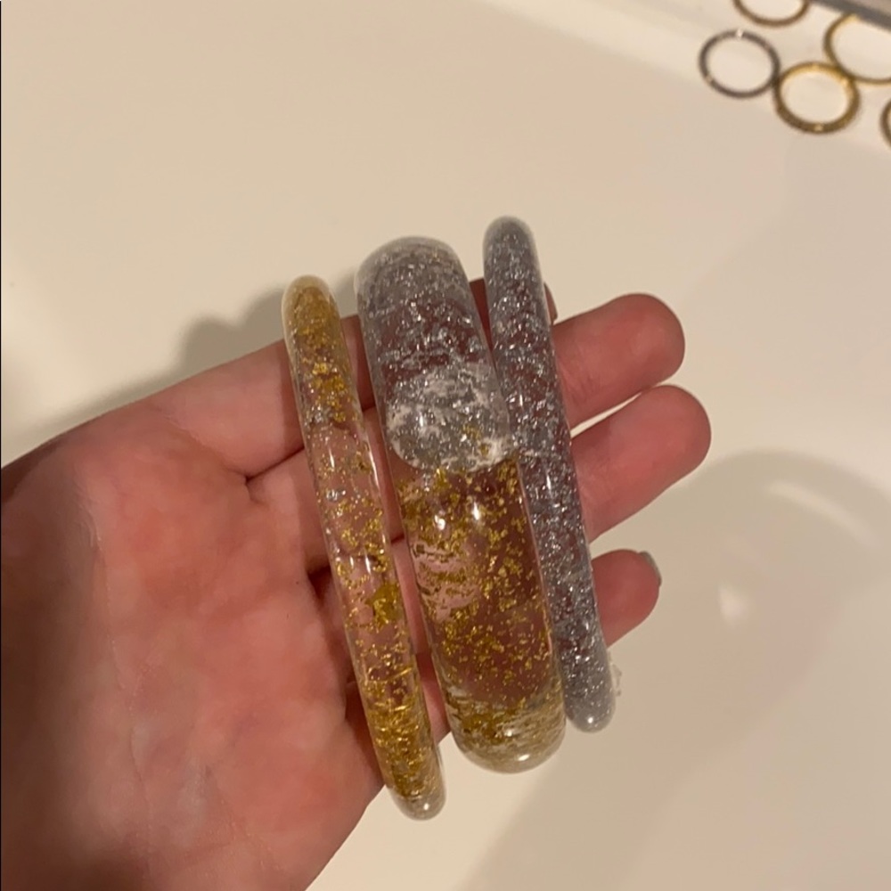 Set of 3 Acrylic Bracelets